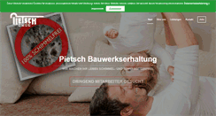 Desktop Screenshot of pietsch-bauwerkserhaltung.de